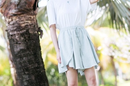 夏天+小清新+裙装,优雅别致的美丽 透露着女人味!