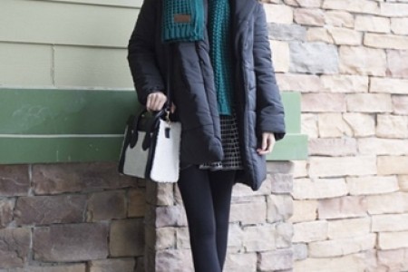 长款风衣+遮pp搭配 随意休闲中一丝女人味